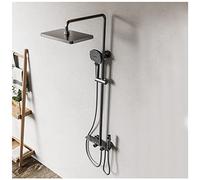 AYCDL Shower system, Thermostatic Shower System,Wall Mounted Shower Faucet Sets Complete,Tub Shower Faucet Set,Toilet Sprayer,Rain Shower Head and Handheld Sprayer Combo Shower,Grey