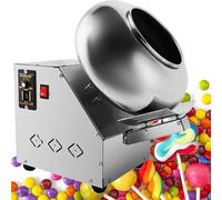 AYCDL Small Size Sugar Coating Machine - Mini Chocolate Panning Machine - Chocolate Coating Polishing Machine - Sugar Coating Pan - With Coating Drying Function