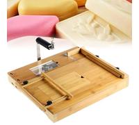 AYCDL Soap Cutter Machine, Soap Loaf Cutter Mold, Wire Slicer Cutting Tool with Size Scale, Hidden Storage Box, for Handmade Soap Loaf Cheese Butter