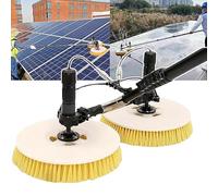 AYCDL Solar Panel Cleaning Brush with Adjustable Water Fed Pole Kit for Outdoor Window Washing,3.5 meters