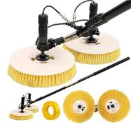 AYCDL Solar Panel Cleaning Kit, Automatic Rotary Cleaning Brush, Double Head Automatic Window Glass Washing Equipment,Window Cleaner,3.5m,7.5m