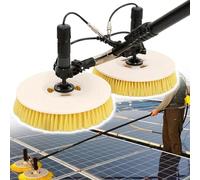 AYCDL Solar Panel Cleaning Kit with Adjustable Water Fed Pole and Roller Brush for Efficient Outdoor Window and Photovoltaic Panel Maintenance,3.5m-intype