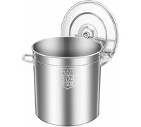 AYCDL Soup/Soup Soup Pot, 6-93 L, Commercial, 304 Stainless Steel Soup Bucket, with Lid, Water Store, for Gas Kitchen/Induction Kitchen ，12L