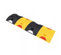 AYCDL Speed Bump,Traffic Calming Hump,High-Visibility Rubber Speed Hump,44,000 LBS Rated,Bolt-Down for Neighborhoods and Events