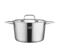 AYCDL Stock Kitchen u,304 Stainless Steel Stock Kitchen u with Lid,5-Layer Composite Steel,Nonstick Pan,Don't Pick The Stove,3 Size,Steel Cover-20cm*11cm