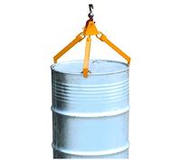 AYCDL Vertical Oil Drum Lifting Clamp - Heavy-Duty Sheet Metal Option for 30-55 Gallon Barrels - 1000 lb Capacity Drum Lifter and Hook Spreader,2