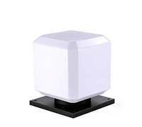 AYCDL Vintage Column Head Light Column Outdoor Garden Light Solar Wall Light Square Waterproof Home Solar Light Landscape Post Light Patio Pillar Porch Street Lantern Lamp,Electricity-L