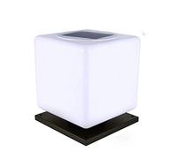 AYCDL Vintage Column Head Light Column Outdoor Garden Light Solar Wall Light Square Waterproof Home Solar Light Landscape Post Light Patio Pillar Porch Street Lantern Lamp,Solar Energy-L