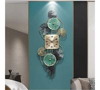 AYCDL Wall Clock Art Simple Wall Clock Modern 3D Art Wall Clock Silent Non Ticking Creative Metal Wall Clocks Battery Operated, for Living Room Bedroom Kitchen,113 * 43cm Wall,A-43 * 113cm