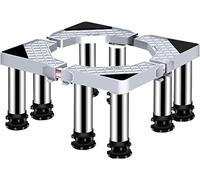 AYCDL Washing Machine Stand BaseWashing Machine Stand Base Heavy Duty 4/8/12 Legs Adjustable Dryer Refrigerator Holder Bracket length/width 40-65cm Universal High Rac,8legs-24-27cm
