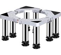 AYCDL Washing Machine Stand BaseWashing Machine Stand Base Heavy Duty 4/8/12 Legs Adjustable Dryer Refrigerator Holder Bracket length/width 40-65cm Universal High Rac,8legs-29-32cm