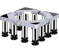 AYCDL Washing Machine Stand BaseWashing Machine Stand Base Heavy Duty 4/8/12 Legs Adjustable Dryer Refrigerator Holder Bracket length/width 40-65cm Universal High Rac,12legs-19-22cm