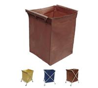 AYCDL Waterproof Replacement Oxford Cloth Laundry Bag - Removable Storage for Commercial Trolley & Foldable Laundry Cart - Durable, Versatile, and Ideal for Home or B,Brown