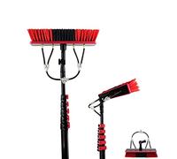 AYCDL Window Cleaning Pole, 24FT Telescopic Brush Kit for Solar Panel and Conservatory Roof Cleaning, Extendable Water Fed Window Cleaner,50cm Brush Head-24FT/7.2M