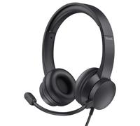 Ayda On-Ear Stereo PC Headset, Black - 25333