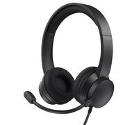 Ayda USB-ENC On-Ear Stereo PC Headset, Black - 25334