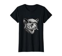 Aye Aye Smoking Cigarette Mafia Gangster Portrait Value Graphic T-Shirt