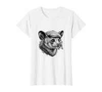 Aye Aye Smoking Cigarette Mafia Gangster Portrait Value Graphic T-Shirt