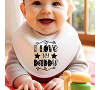 Aye Do Gifts Black & White I Love My Daddy Baby Aye Do Gifts White