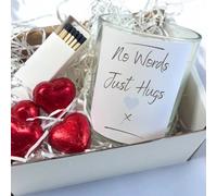 Aye Do Gifts No Words Just Hugs Candle Gift Set | Thinking of You Gift in White | Size: 1 Pack Aye Do Gifts White 1 Pack