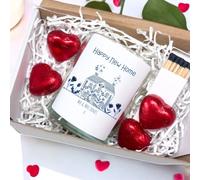 Aye Do Gifts Personalised Happy New Home Candle Gift Set in White | Size: 1 Pack Aye Do Gifts White 1 Pack