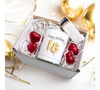 Aye Do Gifts Women's 18th Birthday Gold Balloons Candle Gift Set in White | Size: 1 Pack Aye Do Gifts White 1 Pack