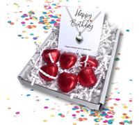 Aye Do Gifts Women's Happy Birthday Mini Gift Hamper with Silver Heart Necklace Aye Do Gifts Silver