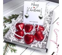 Aye Do Gifts Women's Merry Christmas Mini Gift Hamper with Silver Heart Earrings Aye Do Gifts Silver One Size