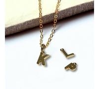 Aye Do Gifts Women's Personalised Tiny Gold Initial Necklace | Size: 18 inches Aye Do Gifts Gold 18 inches