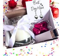 Aye Do Gifts Women's Small Best Dog Mum Gift Hamper Heart Earrings Chocolates & Candle Aye Do Gifts Multicolor