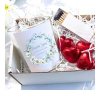 Aye Do Gifts Women's Thank You Daisy Flowers Candle Gift Set in White | Size: 1 Pack Aye Do Gifts White 1 Pack