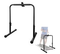 Ayearparty 24.4 Inch Wide Handle Bar for Walking Pad Only with Phone Holder Adjustable Handrail Height from 30.7 to 39.37in Comfortable Grip Stainless Steel Frame Sturdy Support Attachment for Home