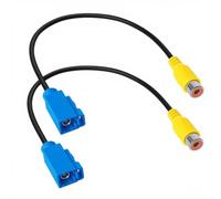 AYECEHI Reverse Camera Adapter Fakra to RCA Reversing Parking Female Plug Cable Compatible with Select Mercedes Benz Volvo Ford Vehicle Navigation Radio System Camera Reversing Parking Cable Adaptor
