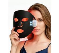 Ayerim Red Light Mask for Face, Rechargeable infrared Light Mask with 3 Custom Modes, Ideal for Home Use, Yoga & Sleep