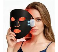 Ayerim Red Light Mask for Face, Rechargeable infrared Light Mask with 3 Custom Modes, Ideal for Home Use, Yoga & Sleep