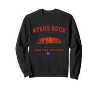Ayers Rock Uluru Australia Aboriginal Australian Flag Sweatshirt