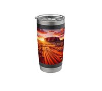 Ayers Rock Uluru Australia Landmark Stainless Steel Insulated Tumbler