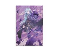 AYERWAENN Anime Rimuru Tempest Posters Aesthetic Wall Art Canvas Vintage Poster Decorative Painting Living Room Bed Room Decor12x18inch(30x45cm) Unframe-style