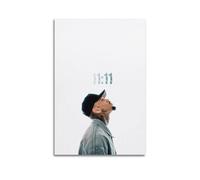 AYERWAENN Chris Brown 11 11(2) Posters Aesthetic Wall Art Canvas Vintage Poster Decorative Painting Living Room Bed Room Decor12x18inch(30x45cm) Unframe-style