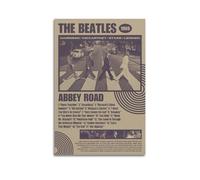 AYERWAENN Erik The Beatles Abbey Road Posters Aesthetic Wall Art Canvas Vintage Poster Decorative Painting Living Room Bed Room Decor08x12inch(20x30cm) Unframe-style