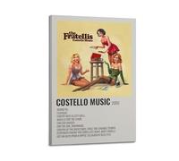 AYERWAENN The Fratellis Costello Music Posters Aesthetic Wall Art Canvas Vintage Poster Decorative Painting Living Room Bed Room Decor12x18inch(30x45cm) Frame-style