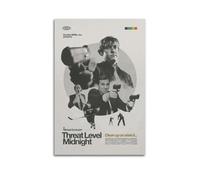 AYERWAENN Threat Level Midnight Movie Posters Aesthetic Wall Art Canvas Vintage Poster Decorative Painting Living Room Bed Room Decor16x24inch(40x60cm) Unframe-style