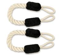 AYESY Anti-Crash Door Handles Rope,2pcs Door Stop Rope,Anti-Collision Baby Pet Safety Finger Pinch Guard Protectors,Decorative Cord Clamp for Noise Reducing and Quiet