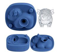 AYESY Highland Cow Ice Cube Tray, Mini Cute Highland Cow Ice Mold Silicone