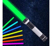 AYESY Lightsaber, Light Up Saber with Sound, 7 Colors Retractable Lightsaber,LED Light Saber Sword Toys for Boys Kids Gift Halloween Dress Up Parties, Xmas Gift