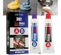 AYESY Strong AB Liquid Metal Weld Paste, Industrial Epoxy Metal Glue, Waterproof, Heat Resistant All Purpose Repair Glue, High Strength Bonds Metals Filler, 20ML