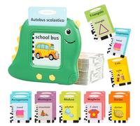 AYESY Talking Flash Cards for Toddlers, Preschool Learning Reading Machine with 224 Words Flashcards, Early Educational Toys Montessori Interactive Gift for 3 4 5 6 Year Old Boys Girls