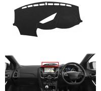 AYETBNXZ - Polyester Flannel Suede Car Dashboard Cover Dash Mat For Ford Focus ST RS 2012 2013 2014 2015 2016 2017 2018 Dashmat Carpet Cape Rug Protector