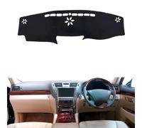 AYETBNXZ - Polyester Flannel Suede Car Dashboard Cover Dash Mat For Lexus LS460 LS460L LS600L LS460H LS600H 2006-2011 Dashmat Carpet Cape Rug Protector