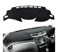 AYETBNXZ - Polyester Flannel Suede Car Dashboard Cover Dash Mat For Nissan Qashqai J11 2014 2015 2016-2018 Dashmat Carpet Cape Rug Protector